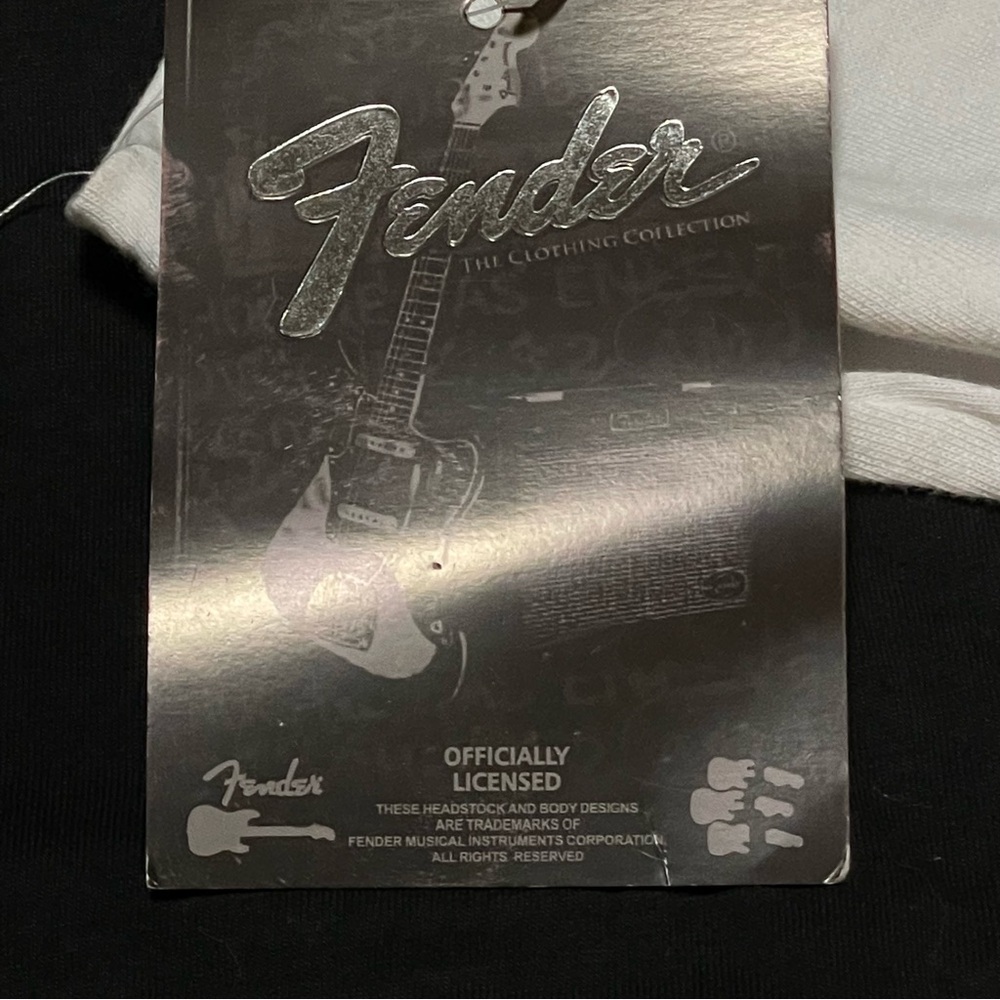 NWT Fender Rock and Roll Lifestyle Black and White Long Sleeve T-Shirt Size  XXL - Picture 15 of 16